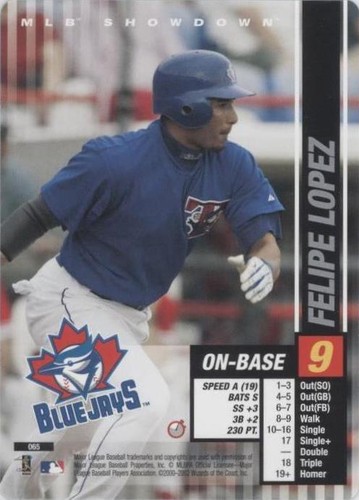 2002 MLB Showdown Trading Deadline - Felipe Lopez #065