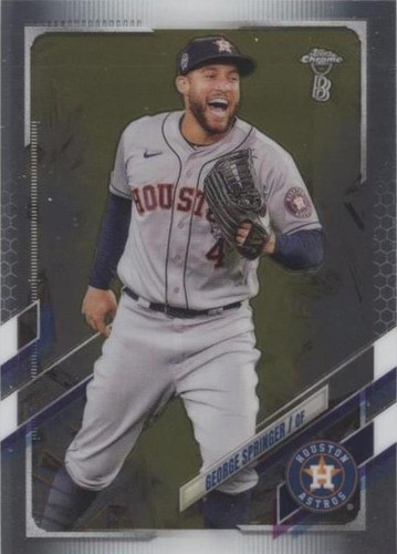 2021 Topps Chrome Ben Baller Edition - George Springer #53