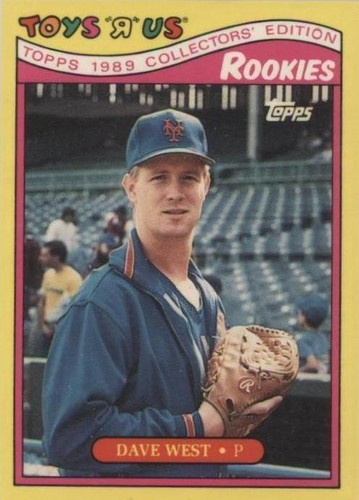 1989 Topps Toys R Us Rookies - David West #33