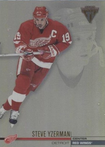 2001-02 Pacific Private Stock Titanium - Steve Yzerman #54
