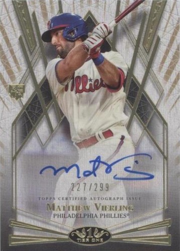 2022 Topps Tier One - Matt Vierling #BOA-MV