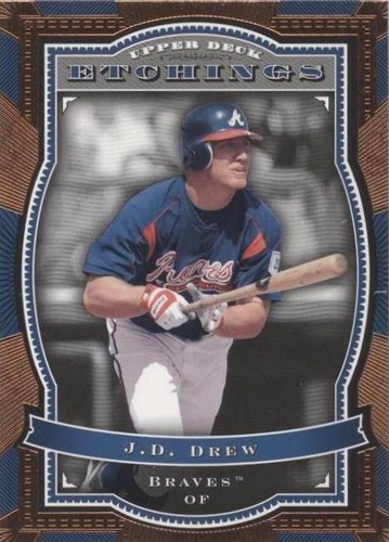 2004 Upper Deck Etchings - J.D. Drew #81