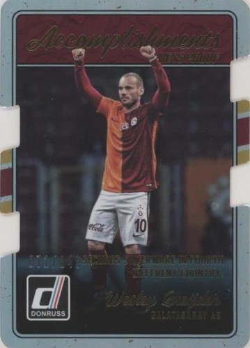 WESLEY SNEIJDER auto Panini スナイデル 2017 Panini Noir Wesley Sneijder Auto