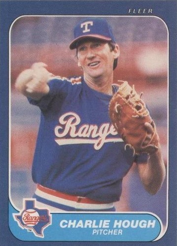 1986 Fleer - Charlie Hough #564