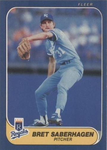 1986 Fleer - Bret Saberhagen #19