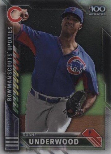 2016 Bowman Chrome - Duane Underwood #BSU-DU