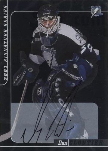 2000-01 In the Game Be A Player Signature Series - Dan Cloutier #10
