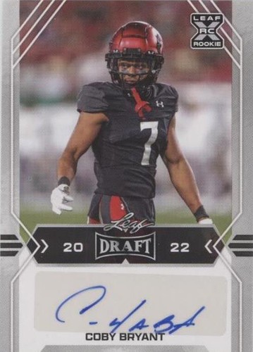 2022 Leaf Draft Coby Bryant #BA-CB2