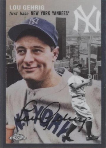 2019 Topps 150th Anniversary Commemorative Series 2 Lou Gehrig