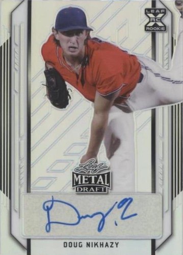 2021 Leaf Metal Draft - Doug Nikhazy #BA-DN1