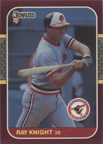 Barry Bonds 1987 Donruss Opening Day Johnny Ray Card #163