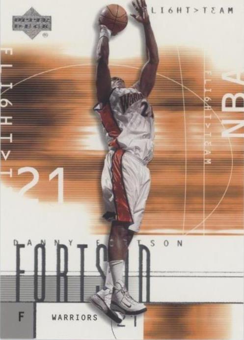 Equipo de vuelo de cubierta superior 2001-02 - Danny Fortson #62