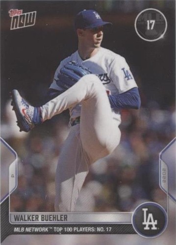 2022 Topps Now MLB Network Top 100 Players - Walker Buehler #T-17