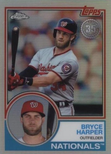 2018 Topps Chrome - Bryce Harper #83T-25