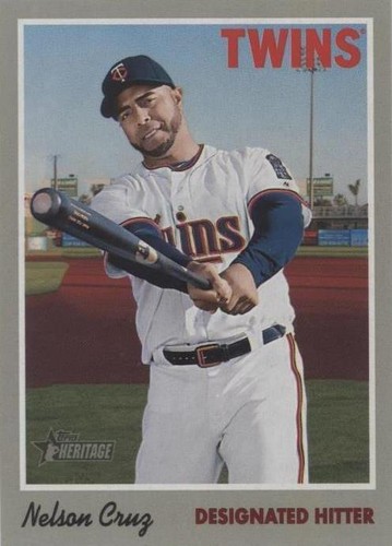 2019 Topps Heritage - Nelson Cruz #134