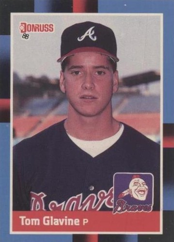 1988 DONRUSS BASEBALL #644 TOM GLAVINE NO DOT AFTER INC