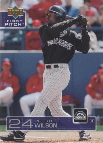2003 Upper Deck SPX #42 Preston Wilson Colorado Rockies Baseball