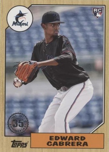 2022 Topps Series 1 - Edward Cabrera #T87-60