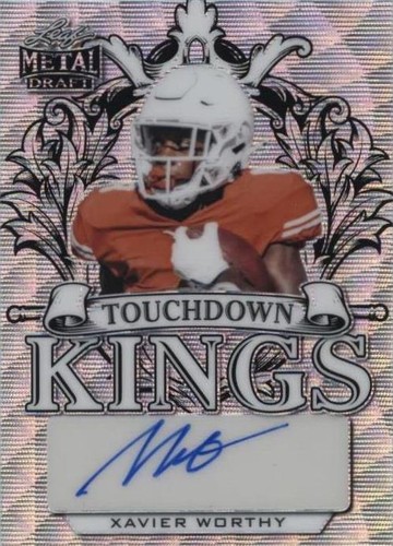 2022 Leaf Metal Draft Xavier Worthy #TK-XW1