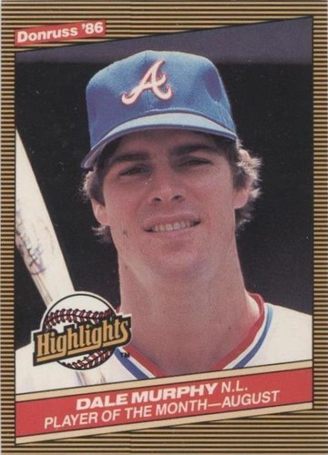 1986 Donruss Highlights - Dale Murphy #41