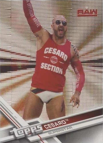 2017 Topps WWE Then Now Forever - Cesaro #113