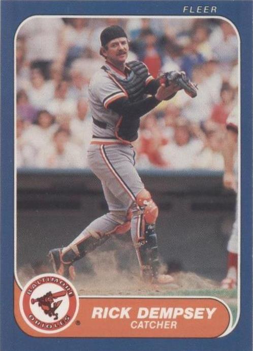 1986 Fleer - Rick Dempsey #272