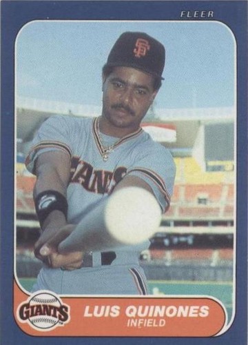 1986 Fleer Update - Luis Quinones #U-92