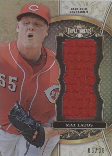 2013 Topps Triple Threads - Mat Latos #TTUJR-ML3