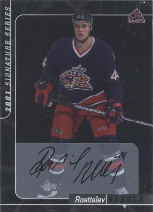2000-01 In the Game Be A Player Signature Series - Rostislav Klesla #247