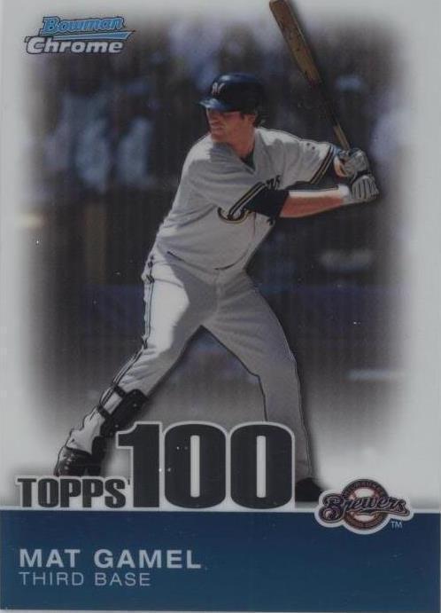 2010 Bowman Chrome - Mat Gamel #TPC95