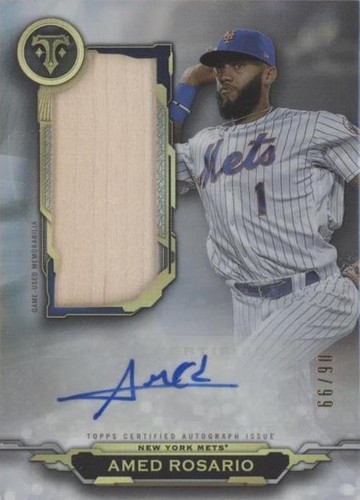 2019 Topps Triple Threads - Amed Rosario #AUJR-AR
