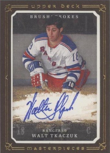 2008-09 Upper Deck Masterpieces - Walt Tkaczuk #MB-WT
