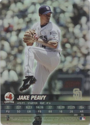 2005 MLB Showdown - Jake Peavy #280