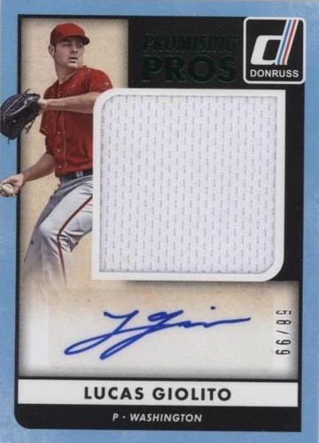2016 Panini Donruss - Lucas Giolito #PPMS-LG