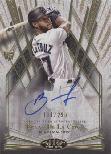 2022 Topps Tier One - Bryan De La Cruz #BOA-BD