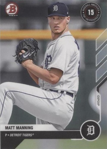 2020-21 Bowman Next Topps Now Baseball America Top 100 Prospects - Matt Manning #BA-68