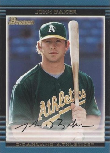 2002 Bowman Draft Picks & Prospects - John Baker #BDP81