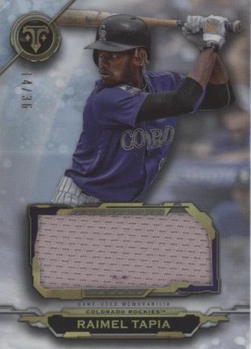 2019 Topps Triple Threads - Raimel Tapia #SJR-RT1