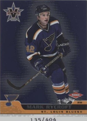 2001-02 Pacific Vanguard - Mark Rycroft #127