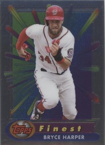 2017 Topps Finest - Bryce Harper #BR-BH