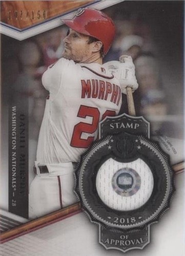 2018 Topps Tribute - Daniel Murphy #SOA-DM