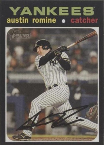 2020 Topps Heritage - Austin Romine #382