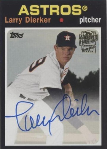 2019 Topps Archives - Larry Dierker #FFA-LDI