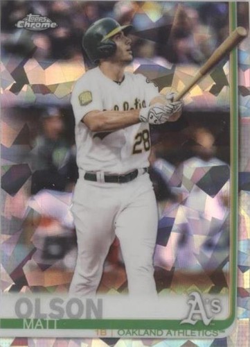 2019 Topps Chrome Sapphire Edition - Matt Olson #289