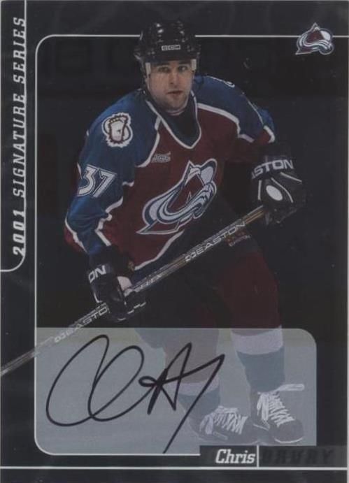 2000-01 In the Game Be A Player Signature Series - Chris Drury #70