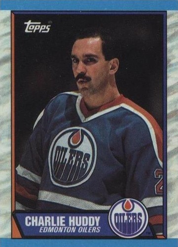 1989-90 Topps - Charlie Huddy #158