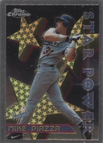1996 Topps Chrome - Mike Piazza #2