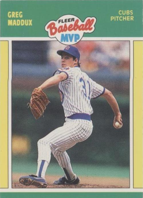 Fleer 1989 Jugador Más Valioso de Béisbol - Greg Maddux #24