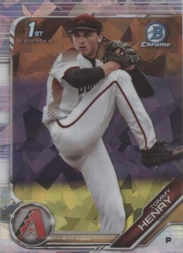 2019 Bowman Chrome Draft Sapphire Edition - Tommy Henry #BDC-197