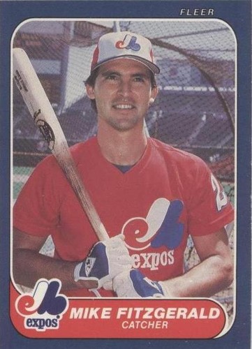 1986 Fleer - Mike Fitzgerald #247